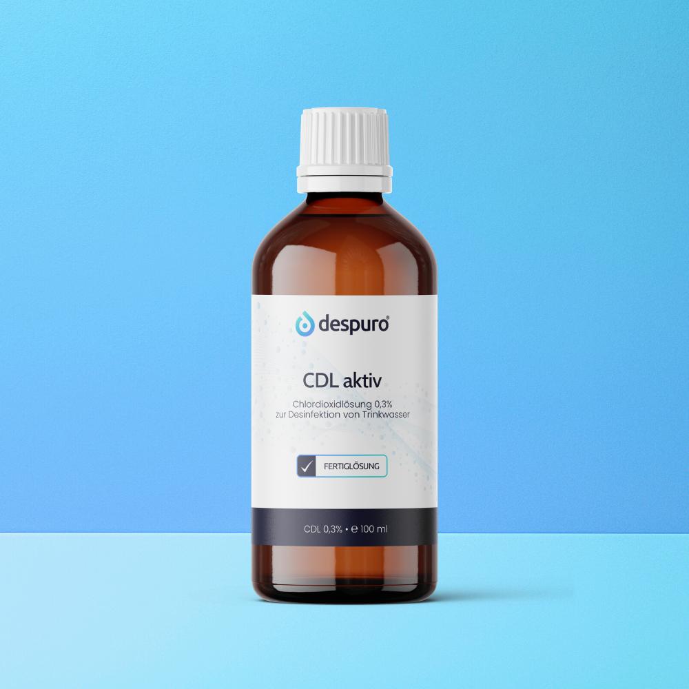 despuro® CDL aktiv 100 ml - Chlordioxid-Lösung 0,3% - CDL/CDS - Fertiglösung
