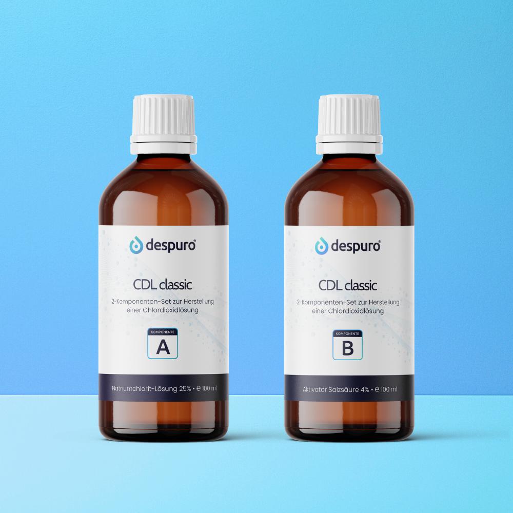 despuro® CDL classic - 2-Komponenten-Set mit Natriumchlorit 25% und Salzsäure 4%